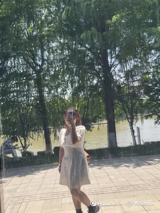 主体人物身上变出一大团微小深红色花瓣，花瓣向外爆炸式扩散主体人物身体，随之从四肢开始逐渐瓦解，化作无数红色粒子轻盈飘散，最终人物完全消失在漫天飞舞的花瓣中，人物完全消失，写实风格电影光效[右移,左摇,跟随] by Hailuo AI Video Generator