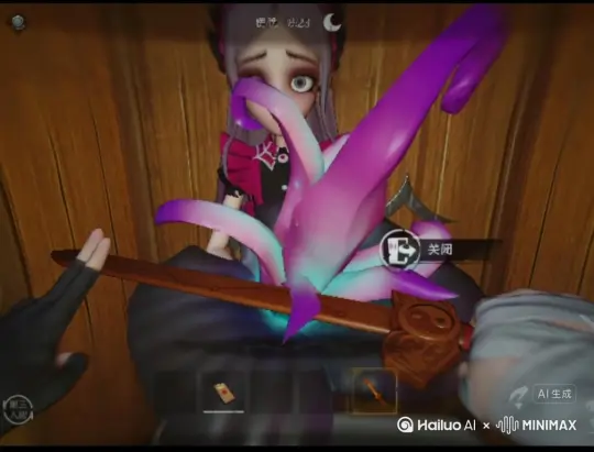 让人物化成暗红色玫瑰花瓣 向右 消散 by Hailuo AI Video Generator