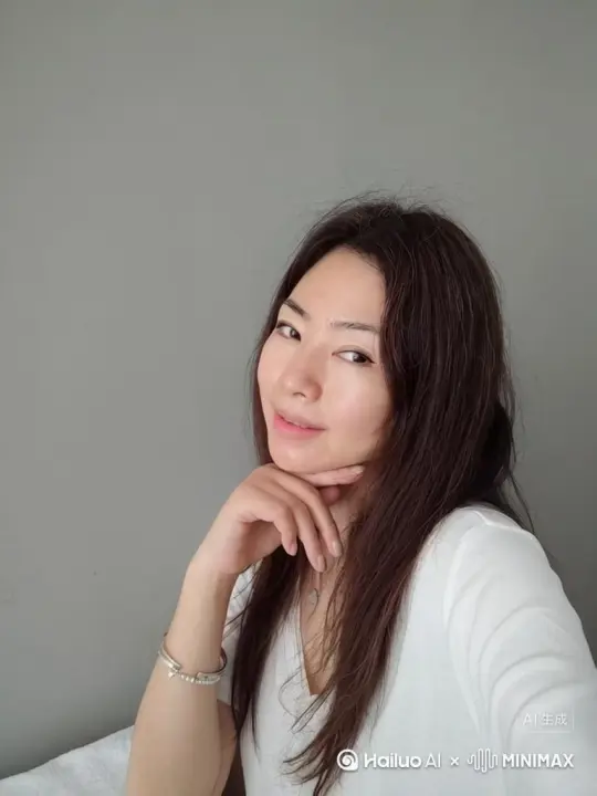 保持图片人物面部特征不变  在汤锅前 用勺子摇起汤锅随着蒸汽和勺子升起  蒸汽结成蓝色的冰柱的特效视频 by Hailuo AI Video Generator