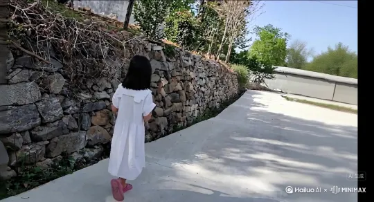 
让图片中的场景动起来，人物变成无数玫瑰花瓣消失在视频中，向右吹走（花瓣数量只在人物中慢慢涌现，然后消失）   原比例。模型  高画质 by Hailuo AI Video Generator