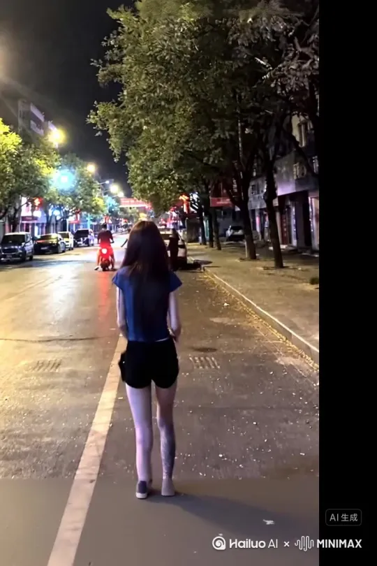 帮我生成一个视频：让图片中的场景动起来，人物变成无数红色玫瑰花颗粒消失在视频中，向右吹走，原比例。比例 16:9，时长 5s，模型 高品质 by Hailuo AI Video Generator