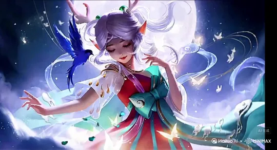 整体画面动起来，变成十万朵玫瑰花瓣飘散在风中 by Hailuo AI Video Generator
