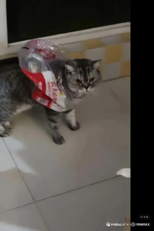 一只哈厘米 秒变猫界大佬 头戴墨镜 挂着大金链子 戴着大金戒指和金手表 一只手拿着雪茄 一只手提着大箱子 身穿夏威夷风格西装 一步一步站立登上私人飞机 飞机的外型也是一只巨大的猫咪形状  by Hailuo AI Video Generator