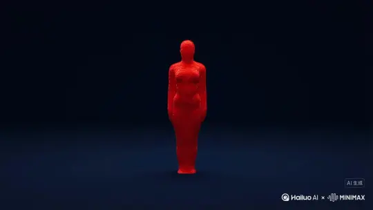 变成红色花瓣 by Hailuo AI Video Generator