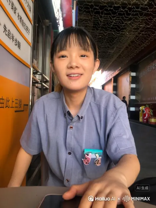 送快递[推出,上升,下摇] by Hailuo AI Video Generator