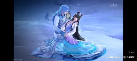 帮我生成一个视频：让图片中的场景动起来，人物成无数花瓣消失在视频中，向右吹走，（花瓣数量只在物慢慢中涌出，然后消失）[右移,左摇,跟随] by Hailuo AI Video Generator