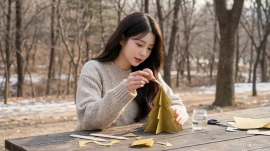 上传照片生成烟花下仰望圣诞树视频 - 上传一张照片，生成你在烟花下仰望圣诞巨树的视频 cover image by Hailuo AI Video Generator