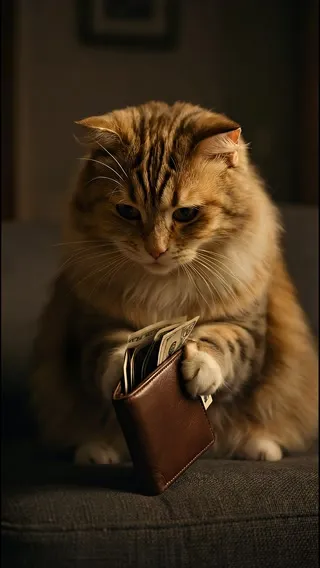 这里有几个符合要求的标题供您选择：

1.  **上传萌宠照，AI智能生成专属“数钱”视频，看毛孩子财富秘密。** (37字符)
2.  **一键上传宠物照片，定制AI创意视频，让你的毛孩子化身“数钱小能手”。** (38字符)
3.  **上传宠物萌照，惊喜生成独家“数钱”视频，解锁爱宠的私房钱！** (37字符)
4.  **AI创意：上传宠物照片，定制专属“数钱”视频，趣看萌宠变身理财达人。** (41字符)
5.  **让宠物偷偷数钱！上传照片，AI智能生成专属萌宠“理财”视频。** (37字符) - 上传宠物照片，生成宠物偷偷数钱视频 cover image by Hailuo AI Video Generator