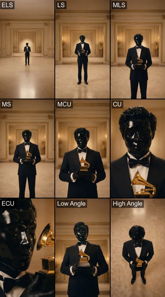 以下是一些标题选项，供您选择：

1.  **上传照片，AI为你生成九角度电影级时装短片，尽享视觉盛宴** (34个字符)
2.  **一键上传照片，智能打造九个电影角度演绎的专属时尚短片** (36个字符)
3.  **上传照片，即刻化身九角度电影大片主角，定制你的时尚短片** (35个字符)
4.  **智能AI：上传照片，生成你被九个电影角度演绎的时装短片** (32个字符)
5.  **上传照片，多角度电影级演绎你的时尚短片，专属定制** (32个字符)