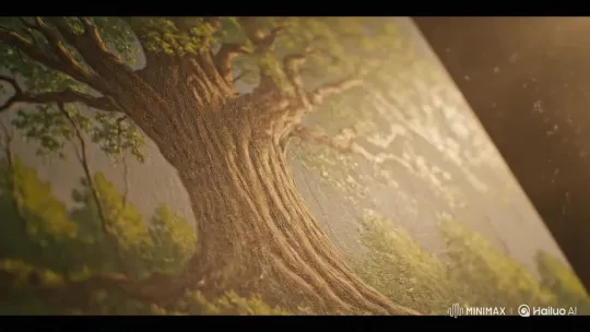 只需输入物品名称，智能生成专属动态油画切割视频，玩转艺术创作。