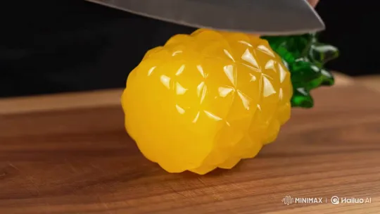 输入物品，快速生成专属切割玻璃材质的视觉效果视频