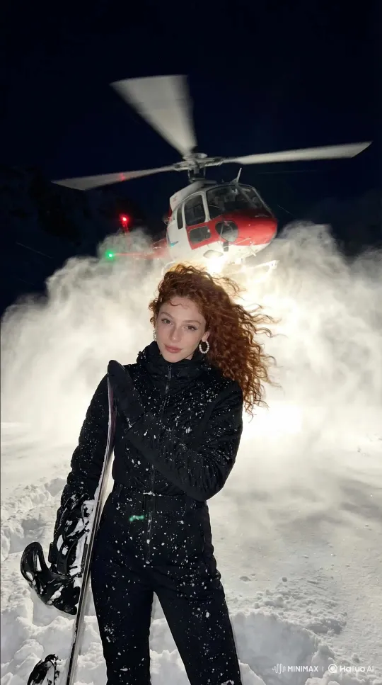 上传照片，AI智能生成你的专属电影感雪场写真大片！