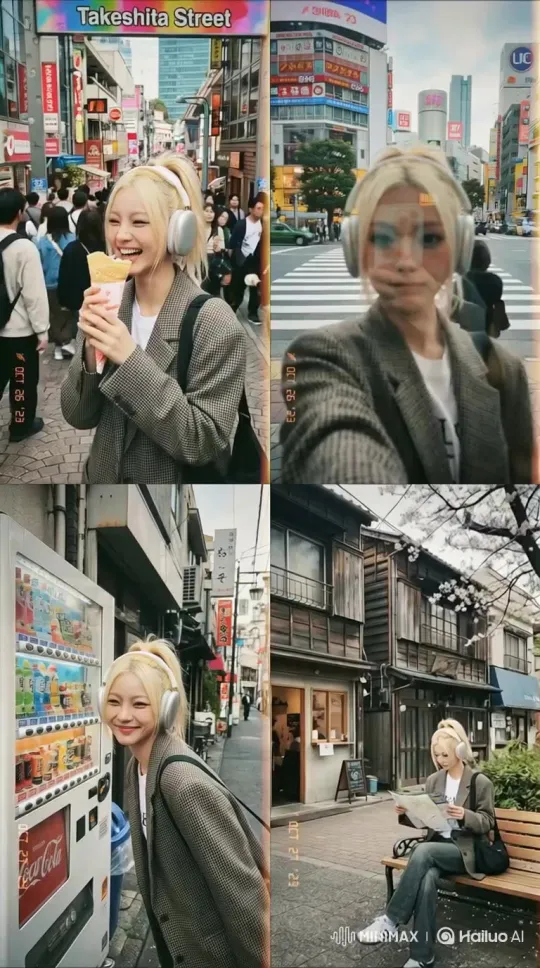 上传照片选国家，智能生成你的专属旅拍四宫格视频