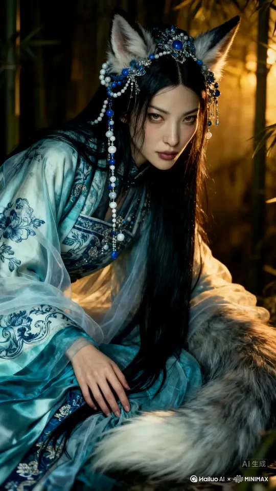 上传面部照片，AI智能变身绝美东方狐妖，解锁你的神秘妖娆一面