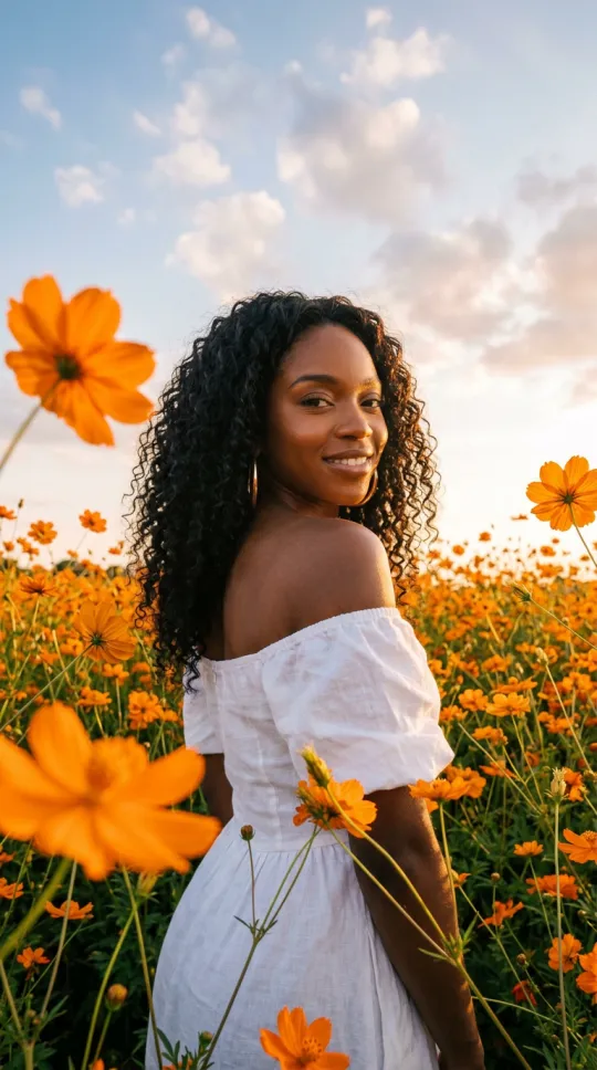 **上传照片，AI智能一键生成专属春日花海写真，定格你的美丽瞬间。**

（34个字符）