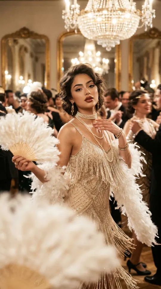 以下是几个长度适中的标题供您选择：

1.  上传照片，一键生成你的1920年代复古女星写真
2.  定制专属：上传照片变身1920s复古摩登女星写真
3.  穿越爵士时代：上传照片，生成你的复古名伶写真
4.  你的照片秒变1920s复古女星大片，立即体验！
5.  上传照片，打造专属1920年代经典复古女星写真集