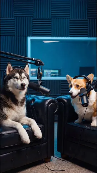 输入动物对话，得到动物主播的视频 by Hailuo AI Video Generator