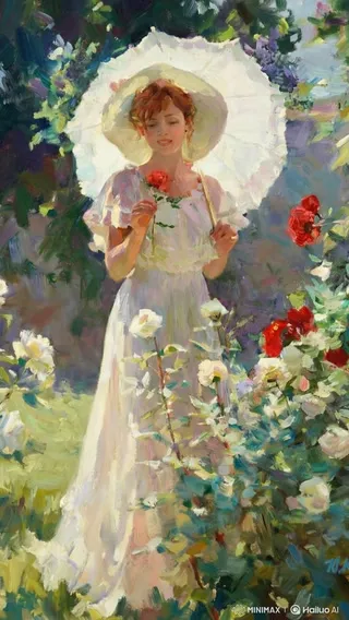 上传照片，生成360度旋转的视频 by Hailuo AI Video Generator