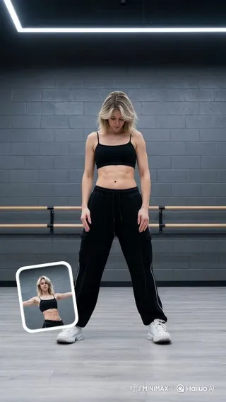 上传照片，生成你的TikTok爆款Popping舞蹈视频 by Hailuo AI Video Generator