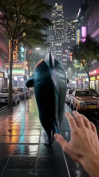 上传动物照片与地点，一键生成场景氛围感街拍短视频。