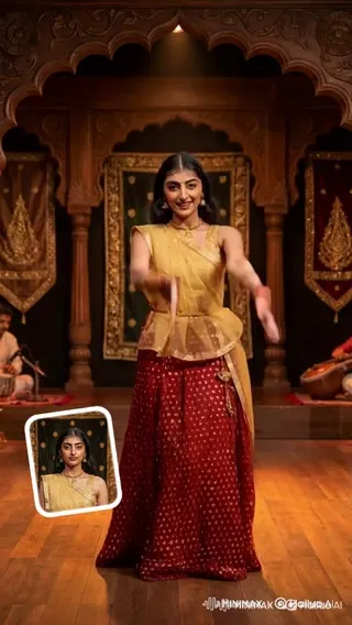 以下是几个符合要求的标题：

1.  **上传照片，变身宝莱坞明星！AI智能生成印度风情舞蹈视频** (34字符)
2.  **照片秒变宝莱坞大片！AI智能生成你的专属印度舞蹈视频** (33字符)
3.  **上传照片，一键生成你的印度宝莱坞舞蹈视频体验** (30字符)
4.  **轻松上传照片，AI帮你制作专属印度宝莱坞舞蹈大片！** (30字符)
5.  **你的照片，AI化身宝莱坞舞者！个性化印度舞蹈视频生成** (35字符)