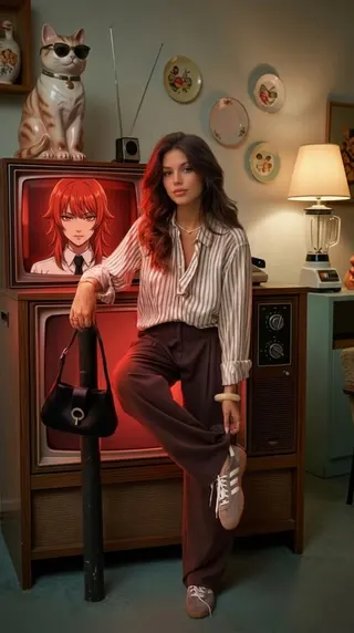 以下是一些标题选项，符合您的要求：

1.  上传照片，定制你从电视机里变身走出的专属视频。 (31个字符)
2.  上传照片，生成你破屏而出的电视变身特效视频。 (30个字符)
3.  一键上传照片，生成你从电视机里炫酷变身的专属视频。 (32个字符)
4.  你的照片秒变电视机变身大片，震撼登场！ (27个字符)