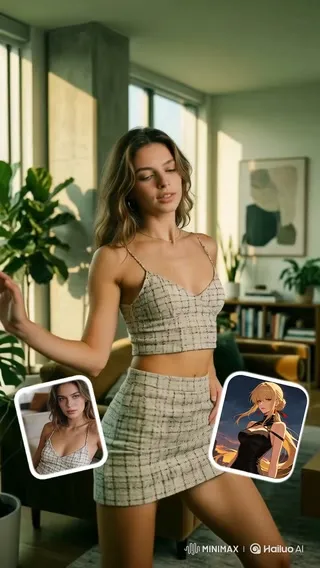 上传个人与角色照片，AI智能生成专属你的动感舞蹈变身视频