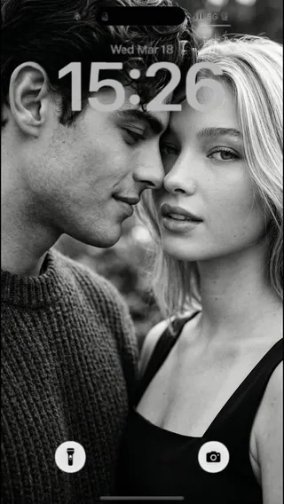 上传合照，AI智能生成专属电影感情侣黑白写真大片